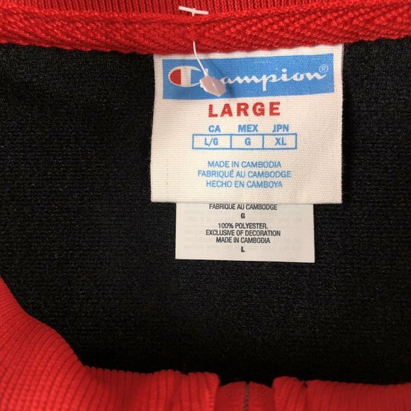 Champion Mens Big C Tape Logo Track Jacket - Picture 4 of 9